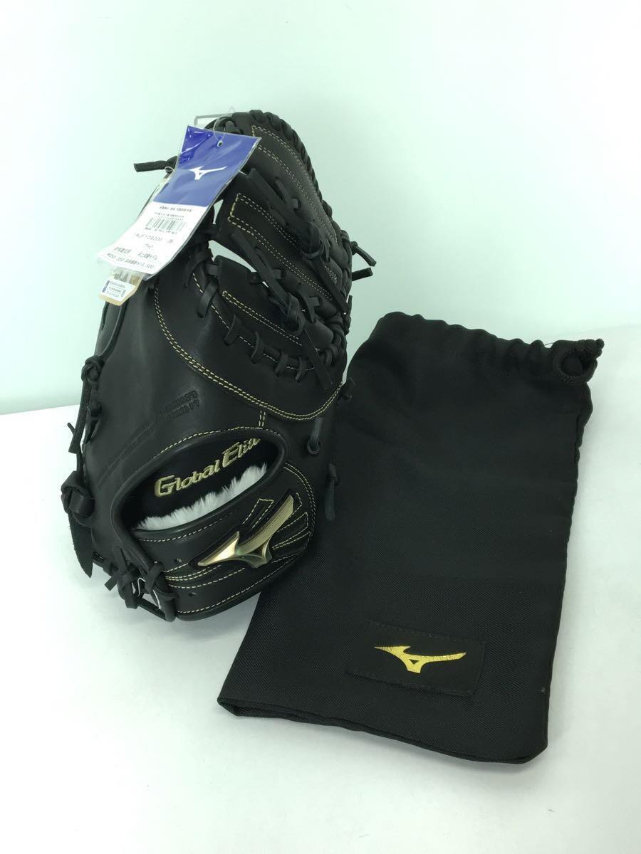 MIZUNO◆少年軟式用グローブ/右利き用/ブラック/1AJFY28200/収納袋付き_画像1