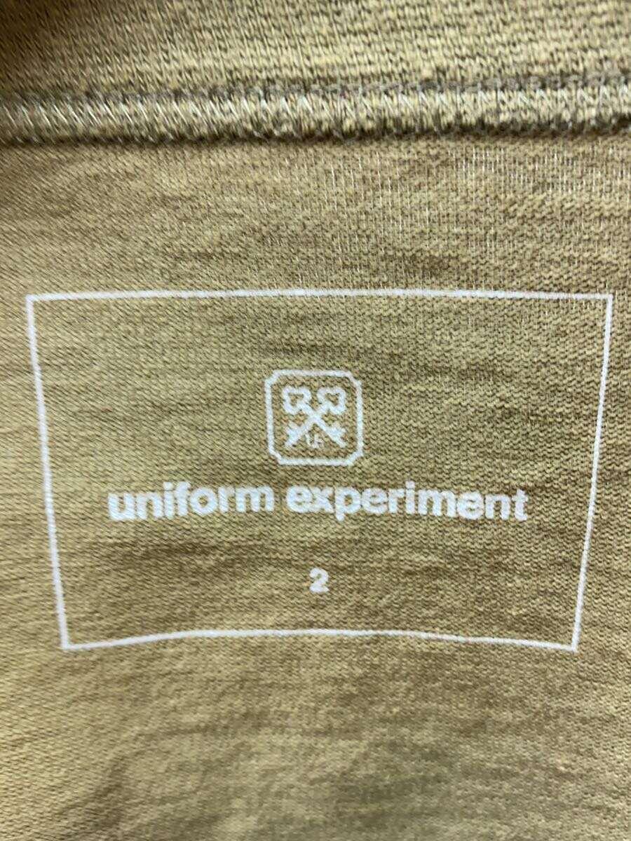 uniform experiment◆長袖Tシャツ/2/コットン/KHK/プリント/UE-202065_画像3