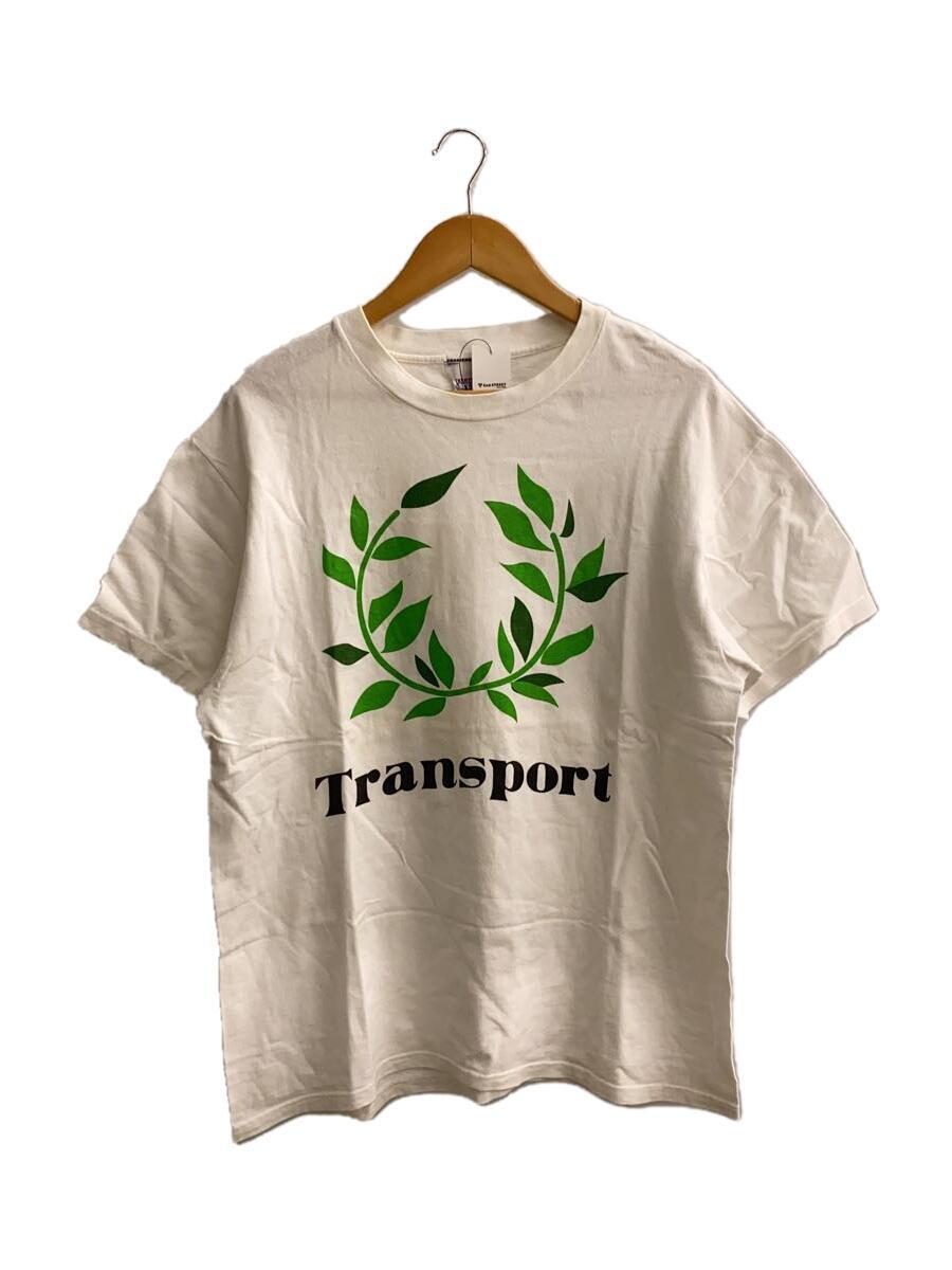 TRANSPORT◆90s/月桂樹/初期/Tシャツ/L/コットン/ホワイト/トランスポート_画像1