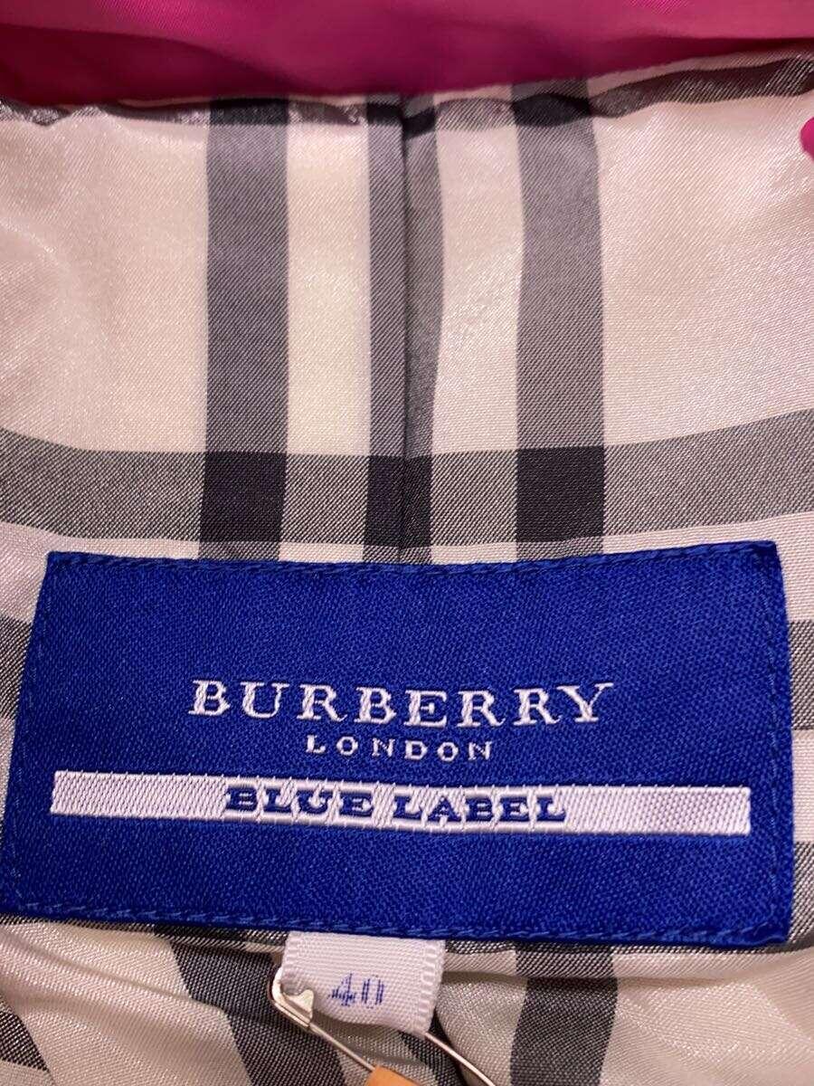 BURBERRY BLUE LABEL◆ダウンジャケット/40/ポリエステル/PNK_画像3