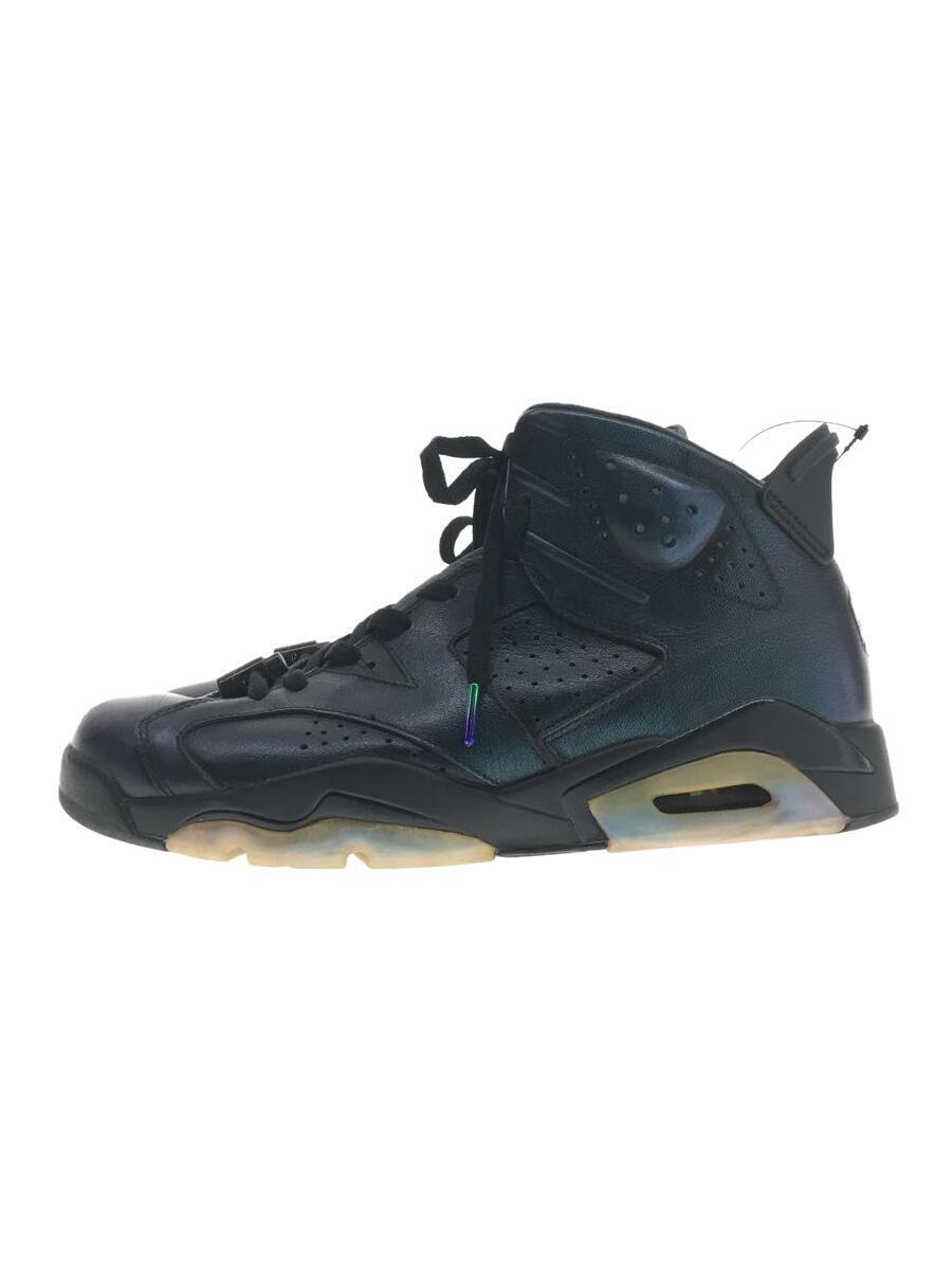 NIKE◆AIR JORDAN 6 RETRO AS/エアジョーダンレトロ/ブラック/907961-015/28cm/BLK_画像1