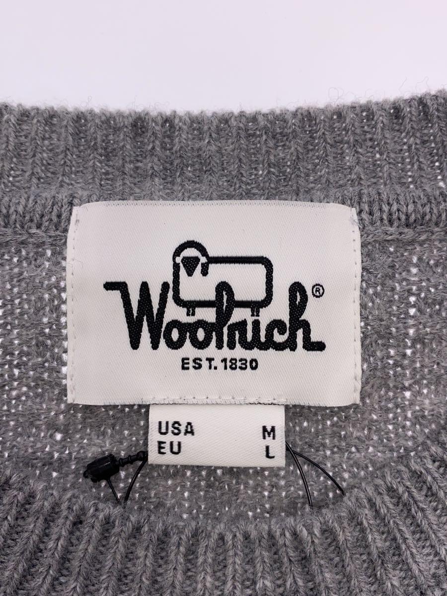 Woolrich◆セーター(厚手)/L/ウール/GRY/NOMAG1839_画像3