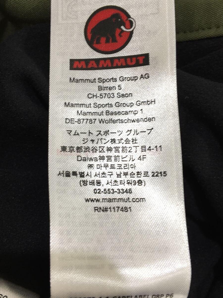 MAMMUT◆Convey Winter Pants AF/タグ付/ボトム/L/カーキ/1021-00560_画像7