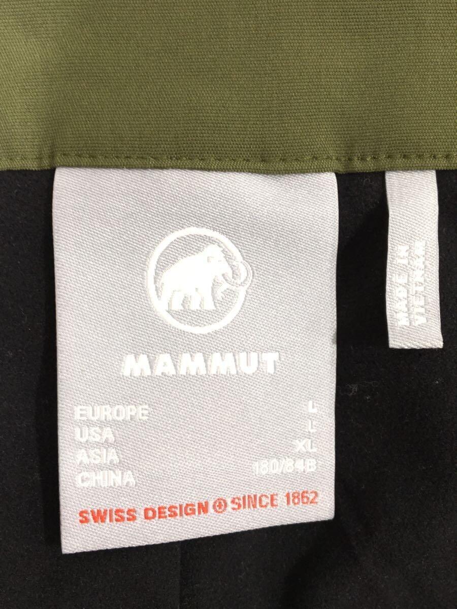 MAMMUT◆Convey Winter Pants AF/タグ付/ボトム/L/カーキ/1021-00560_画像4