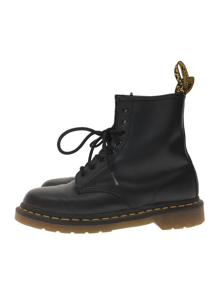Dr.Martens◆8ホール/レースアップブーツ/US7/BLK/レザー/10072004