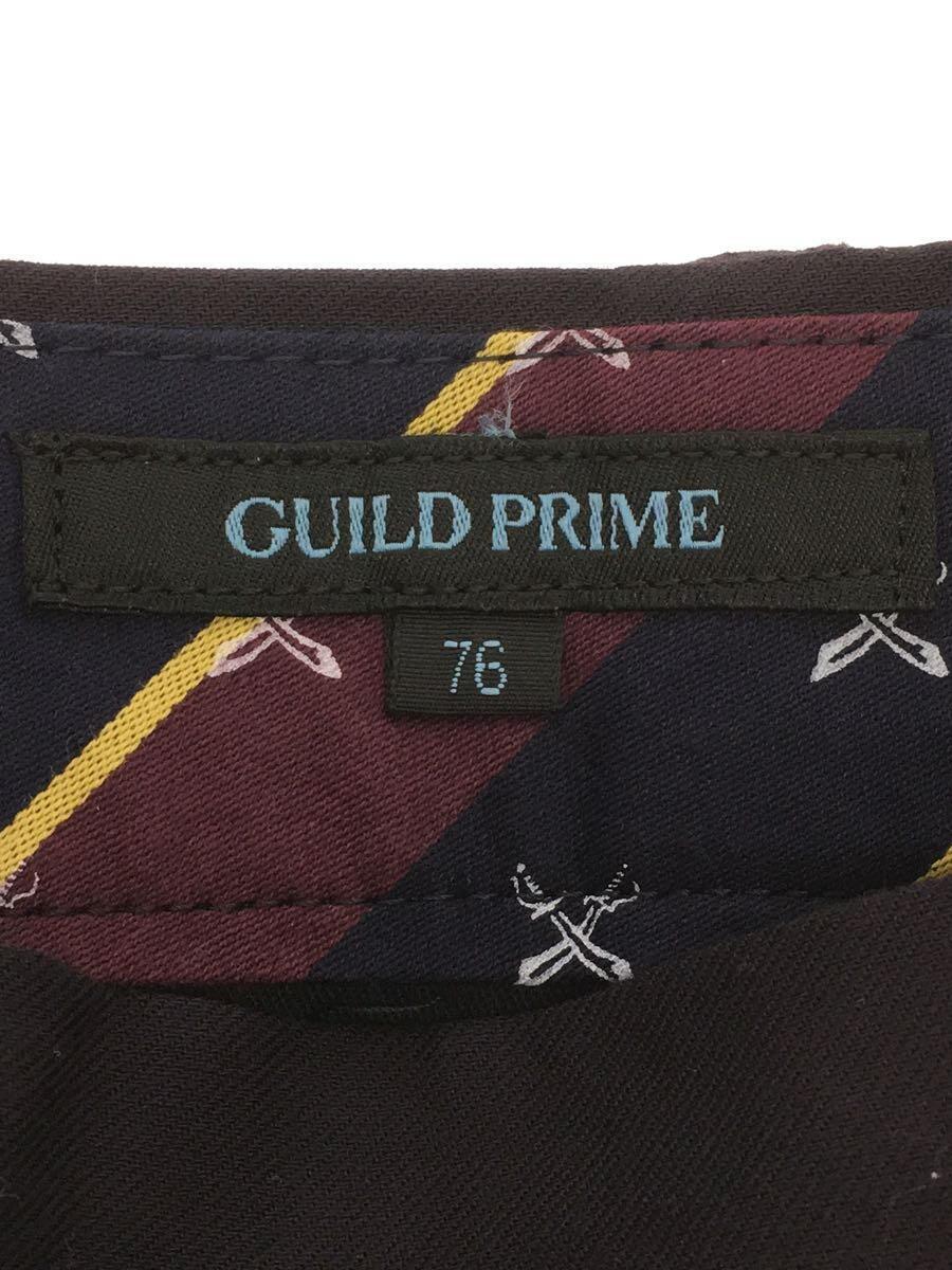 GUILD PRIME◆スラックスパンツ/-/レーヨン/ネイビー_画像4