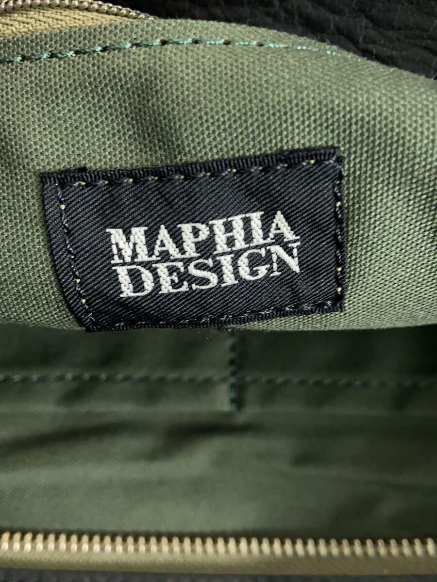 MAPHIA DESIGN◆ショルダーバッグ/レザー/GRY_画像5