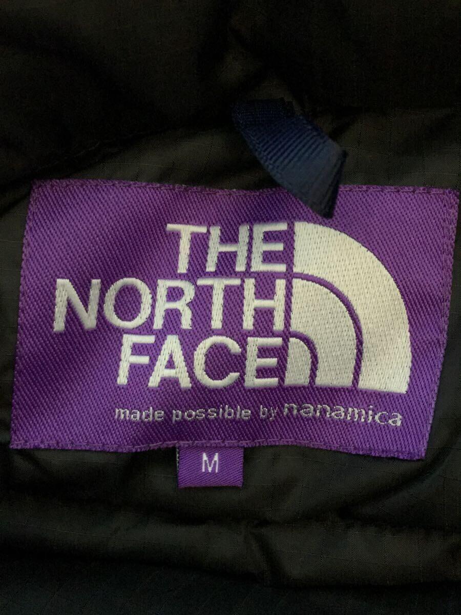 THE NORTH FACE◆MOUNTAIN DOWN JACKET_マウンテンダウンジャケット/M/ナイロン/NVY/無地_画像3