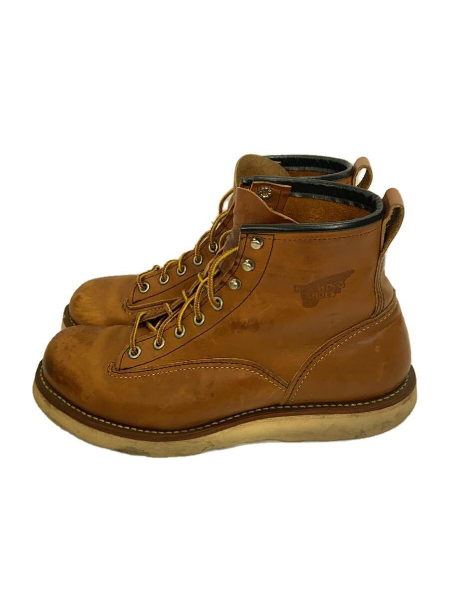 RED WING◆ブーツ/US7.5/CML/レザー/2904
