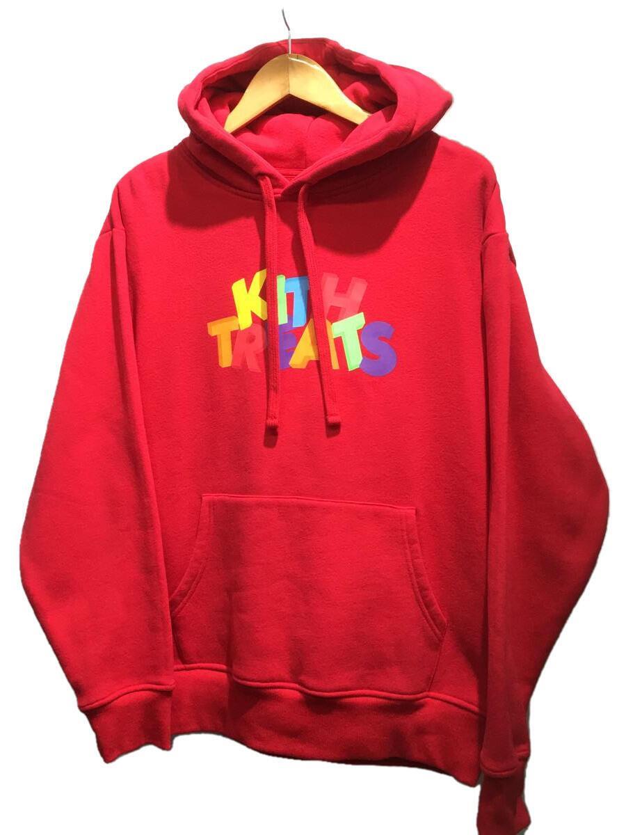 KITH◆TREATS 3D HOODIE/パーカー/M/コットン/RED