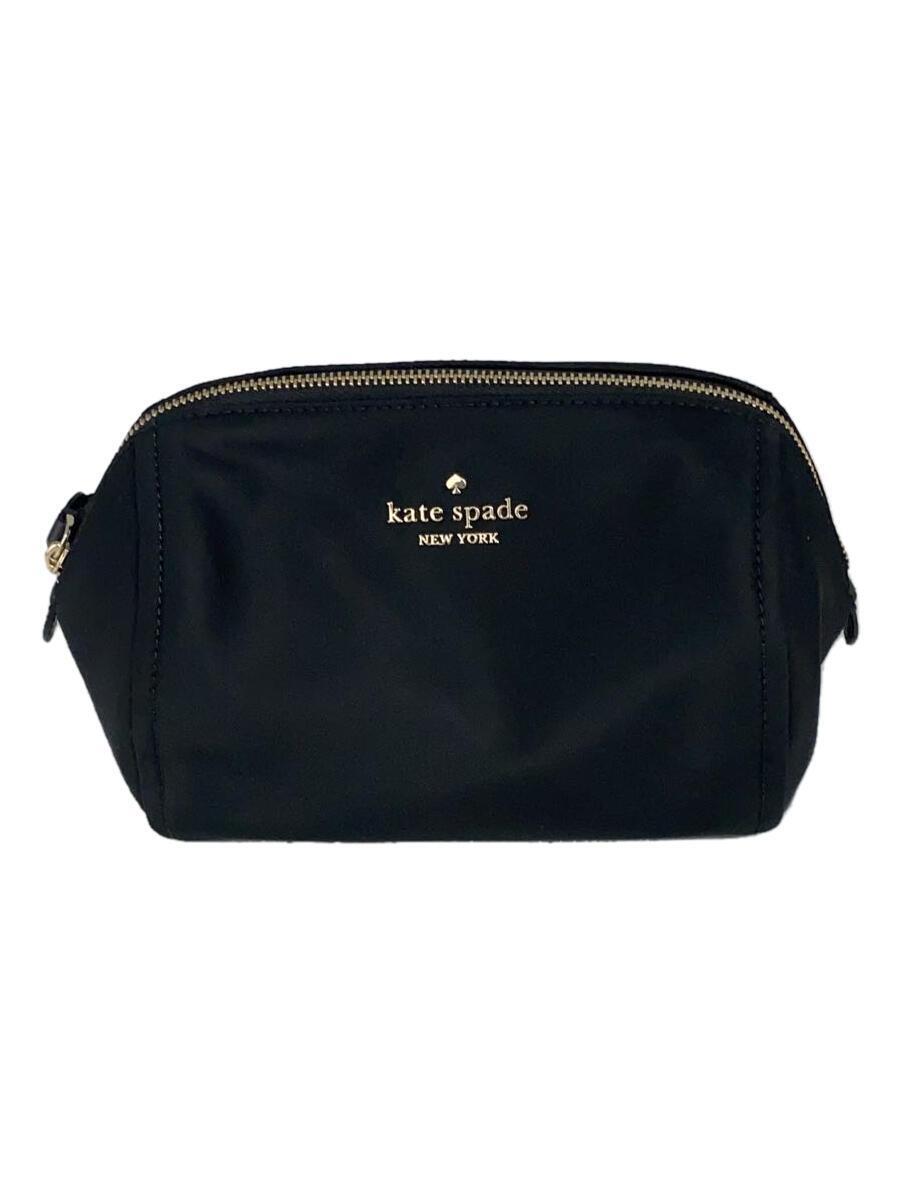 kate spade new york◆ポーチ/ナイロン/BLK/KC632A627