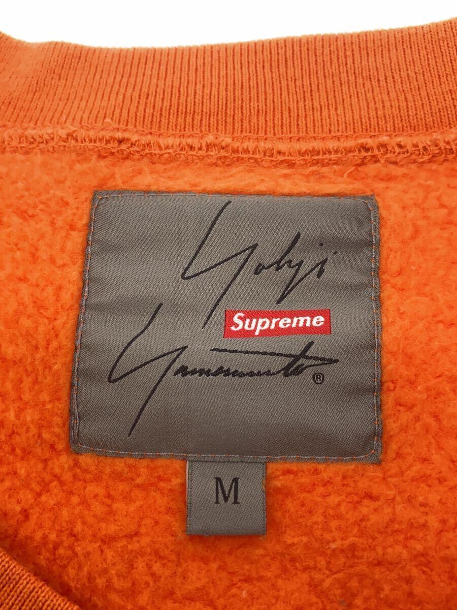 Supreme◆YOHJI YAMAMOTO 20AW crewneck スウェット/M/コットン/ORN_画像3