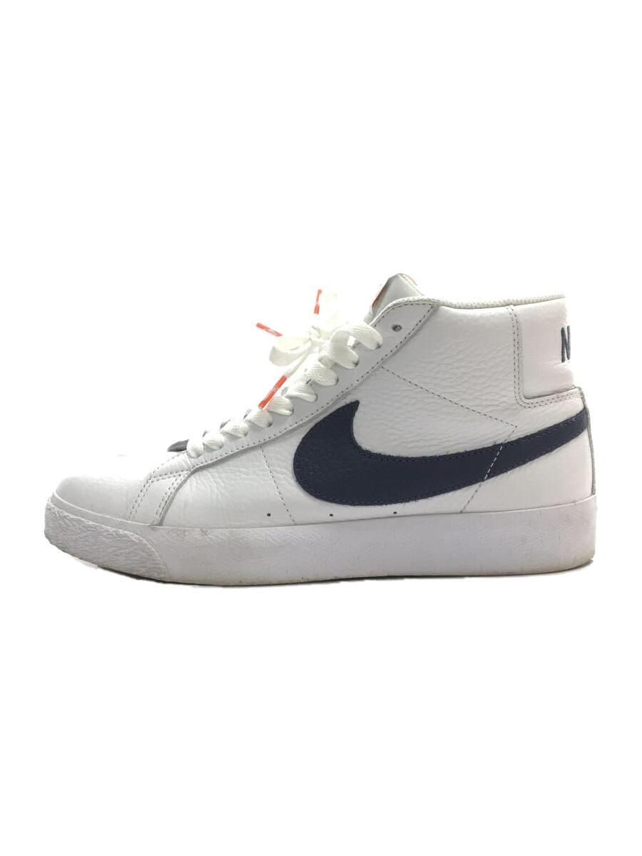 NIKE◆ZOOM BLAZER MID ISO_ズーム ブレーザー ミッド アイエスオー/25cm/WHT