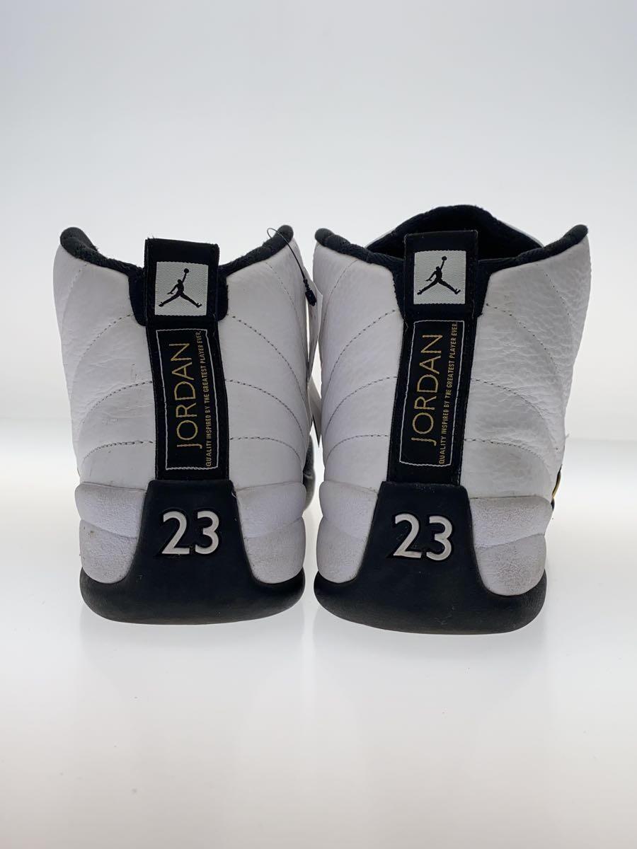 NIKE◆AIR JORDAN 12 RETRO_エア ジョーダン 12 レトロ/29cm/WHT/レザー_画像7