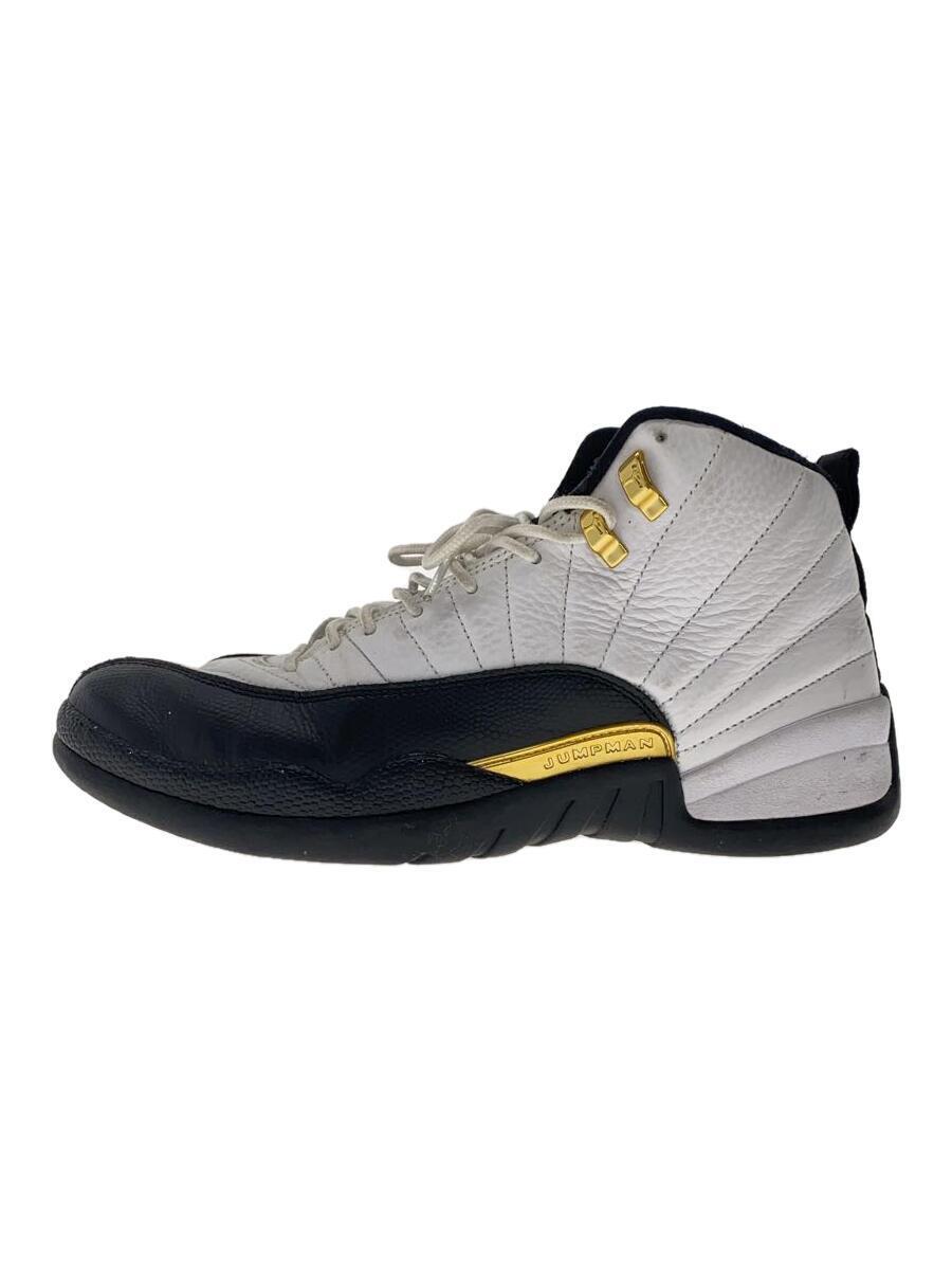 NIKE◆AIR JORDAN 12 RETRO_エア ジョーダン 12 レトロ/29cm/WHT/レザー_画像1