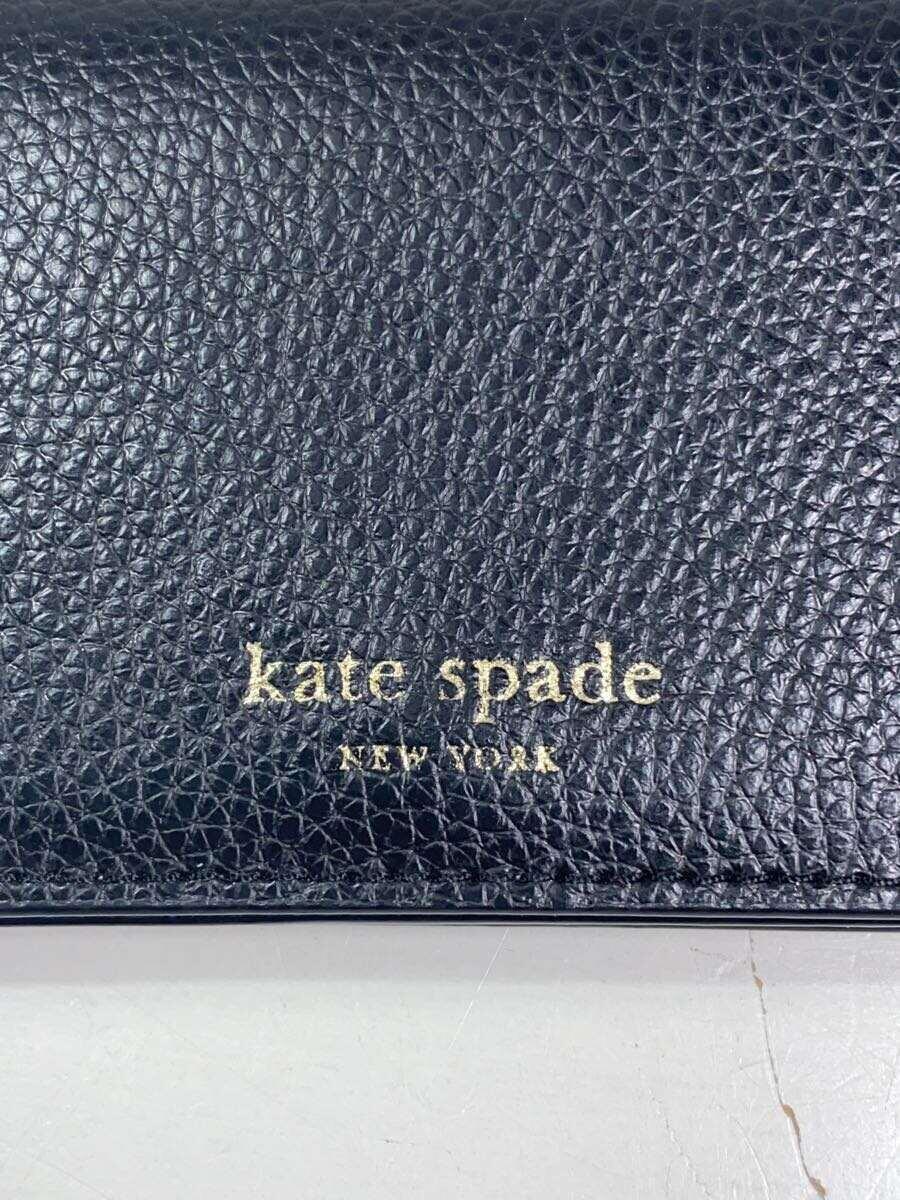 kate spade new york◆カードケース/レザー/BLK/レディース_画像3