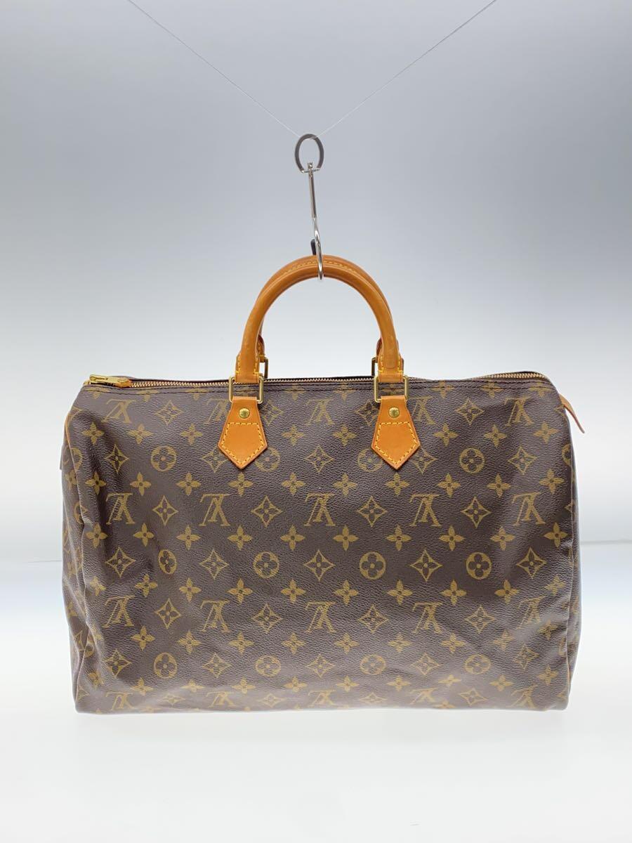 LOUIS VUITTON◆M41522/スピーディ40/ボストンバッグ/PVC/BRW/モノグラム/LV/ロゴ_画像3