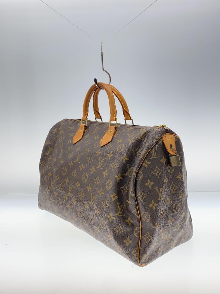 LOUIS VUITTON◆M41522/スピーディ40/ボストンバッグ/PVC/BRW/モノグラム/LV/ロゴ_画像2