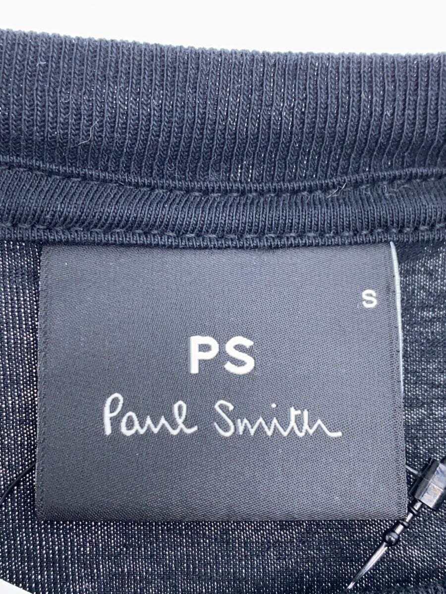 PS Paul Smith◆長袖Tシャツ/S/コットン/BLK/黒/ブラック/_画像3