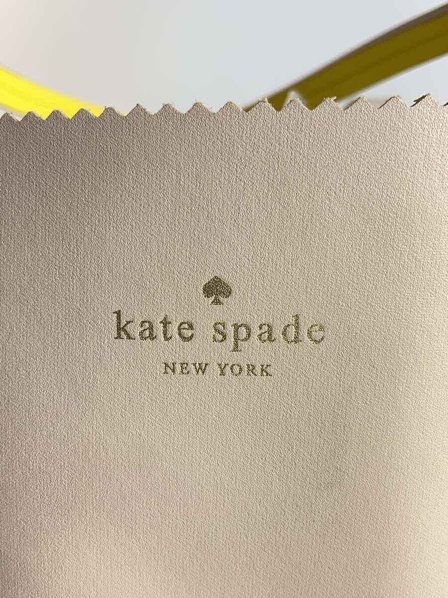 kate spade new york◆トートバッグ/レザー/BEG_画像5