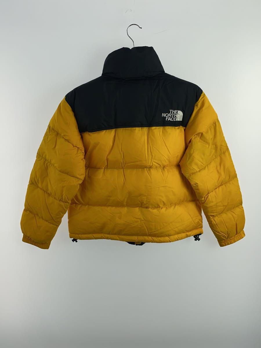 THE NORTH FACE◆SHORT NUPTSE JACKET_ショートヌプシジャケット/M/ナイロン/YLW_画像2