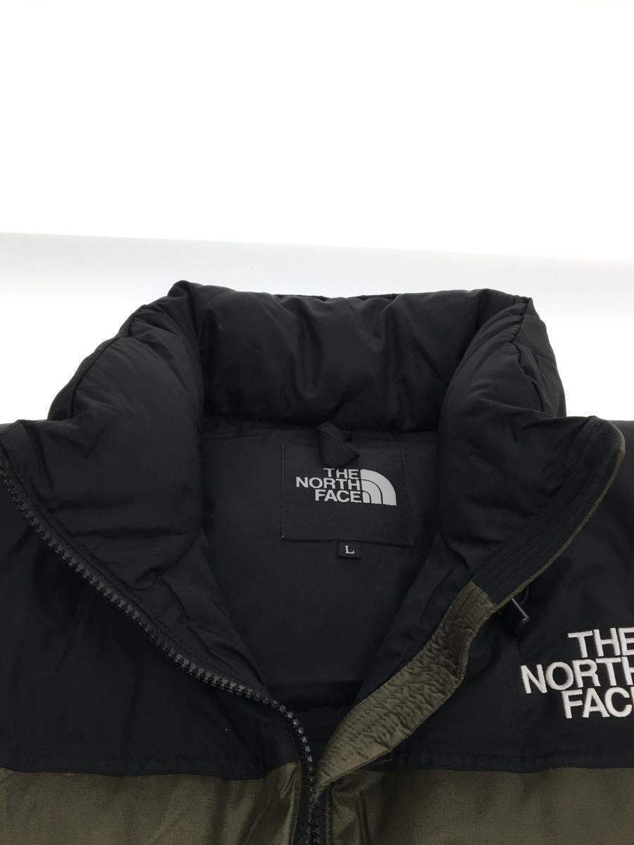 THE NORTH FACE◆ダウンジャケット/L/ナイロン/KHK/無地/ND91841/Nuptse Jacket_画像6