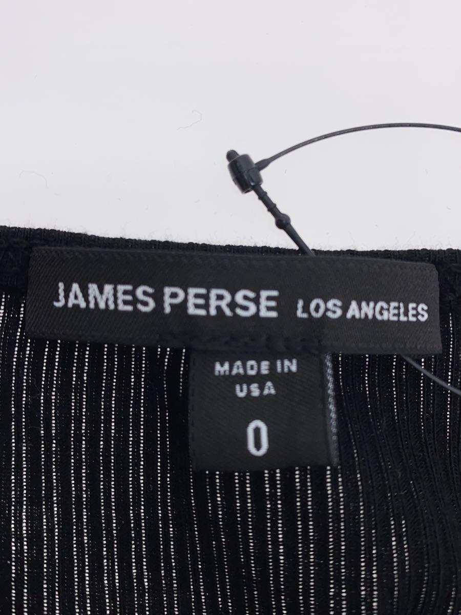 JAMES PERSE◆長袖ワンピース/0/コットン/BLK/16-06-01-06311_画像3