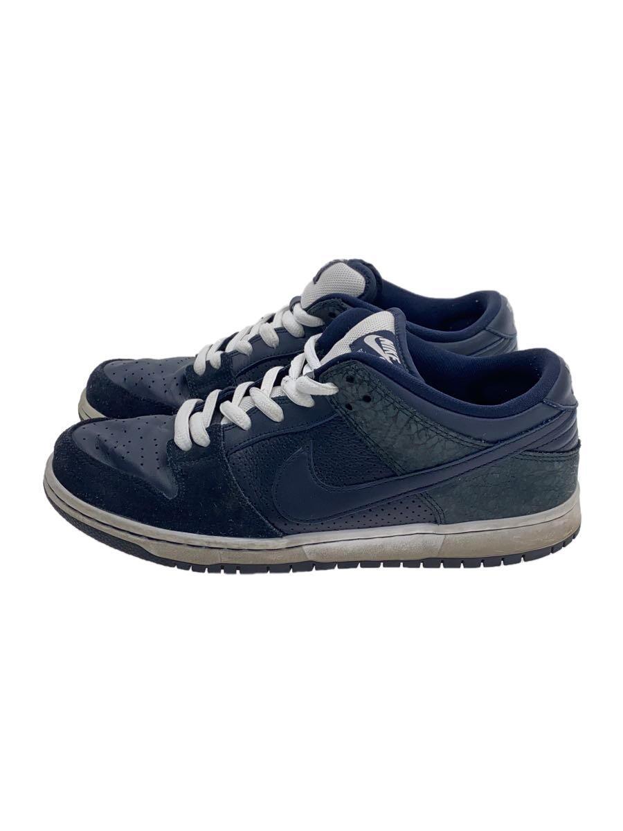 NIKE◆SB DUNK LOW TRD QS/ダンクロー/ネイビー/883232-442/27.5cm/NVY_画像1