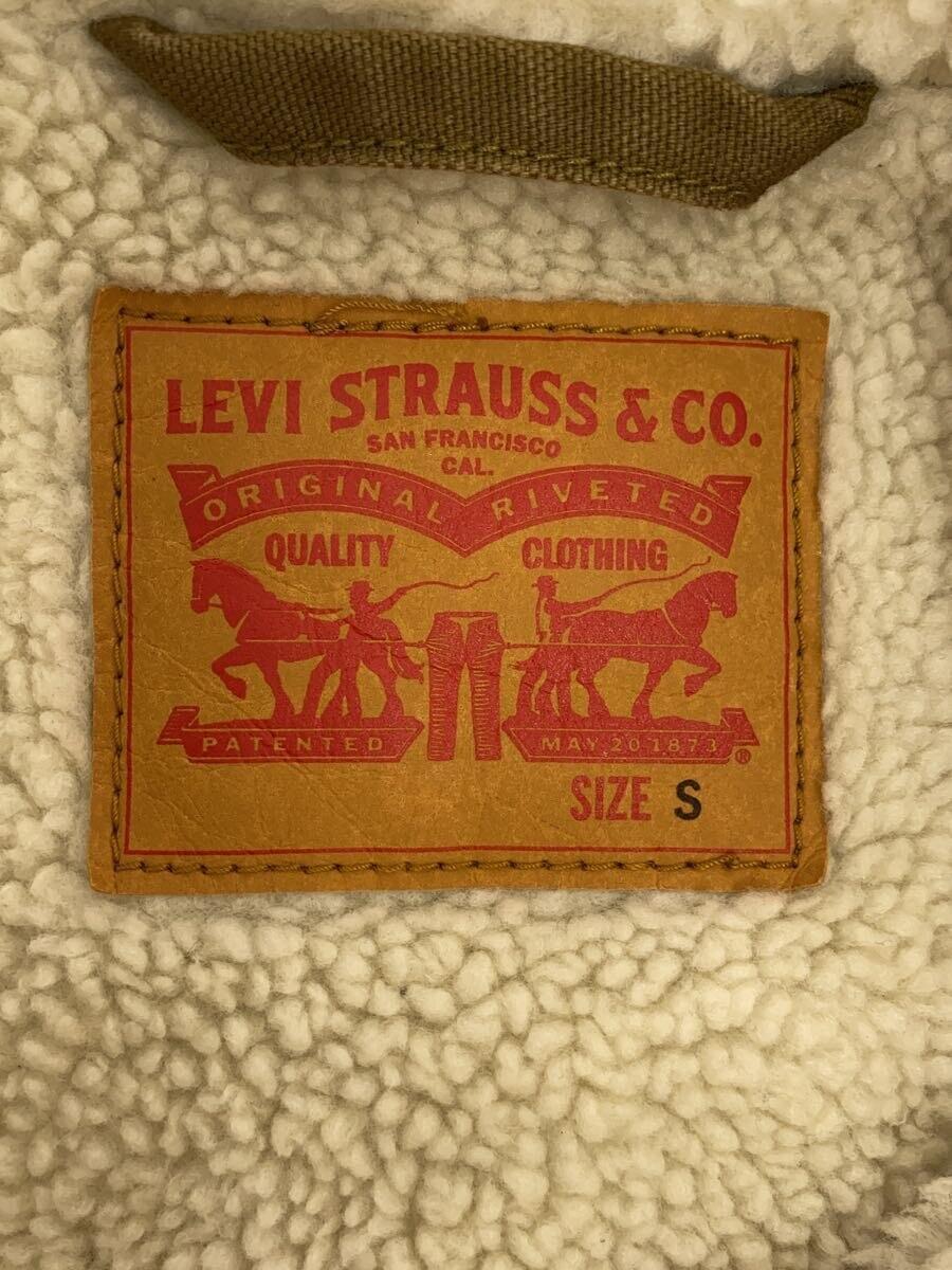 Levi’s◆ジャケット/S/コットン/BRW/シェルパトラッカー_画像3