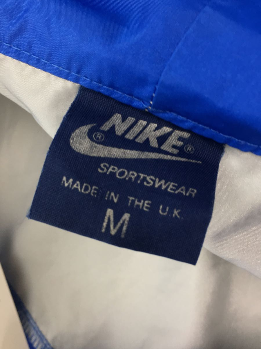 NIKE◆80s/UK MADE/OPTI/ナイロンジャケット/M/ブルー_画像3