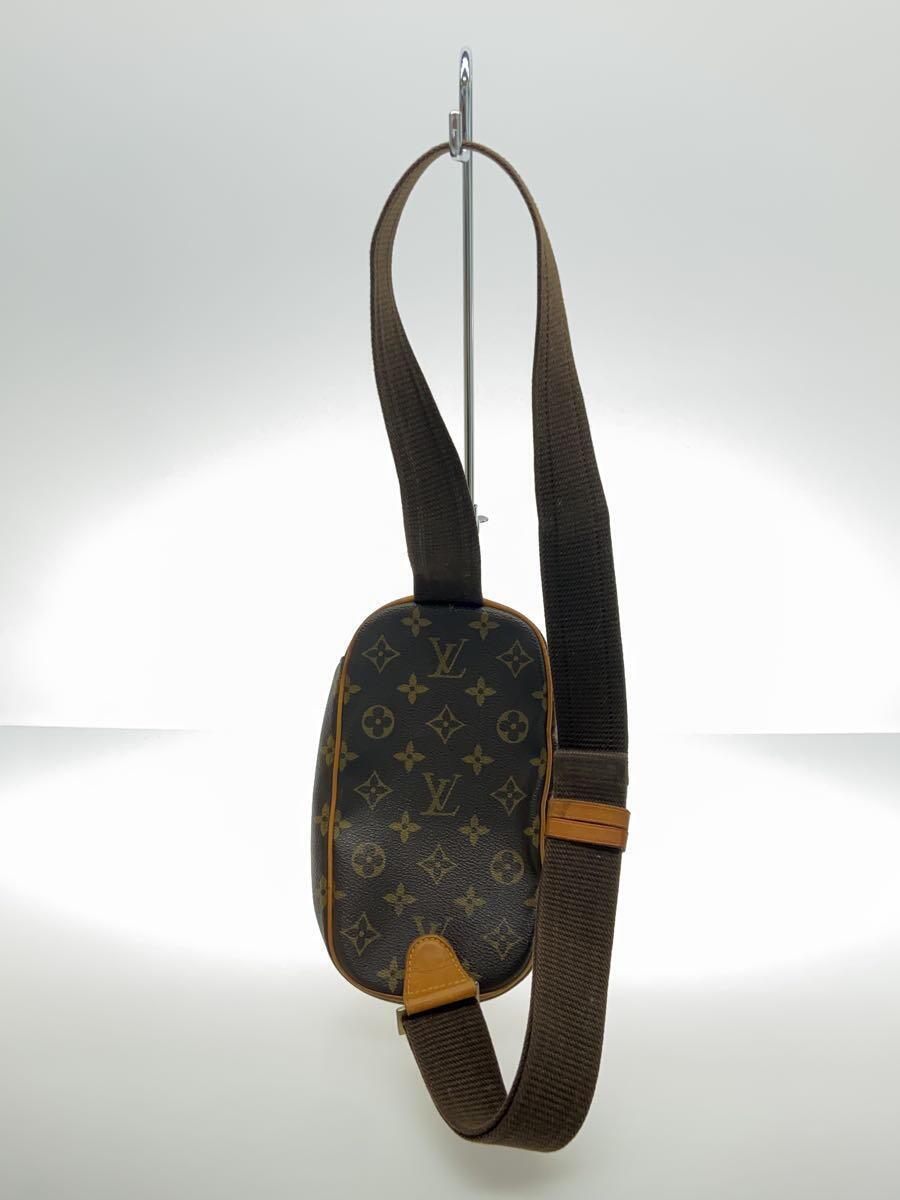 LOUIS VUITTON◆ポシェット・ガンジュ_モノグラム・キャンバス_BRW/PVC/BRW/モノグラム_画像3