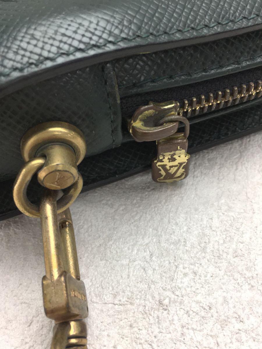 LOUIS VUITTON*ba squid ru_ Taiga _GRN/ leather /GRN