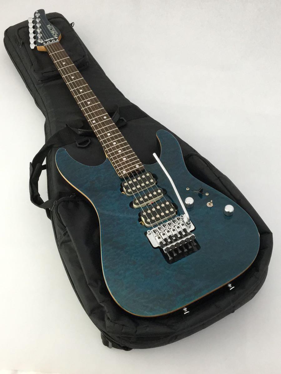 SCHECTER◆NV-III-24-AL/BLU/2010s/ネヴァダ/マッチングヘッド/ソフトケース付_画像6