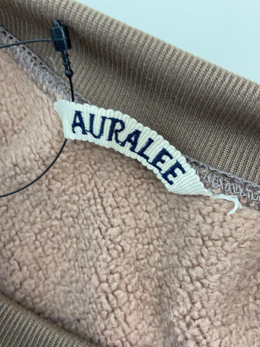 AURALEE◆BAGGY POLYESTER SWEAT P/O/スウェット/4/コットン/BRW/無地/A9AP03PU_画像3