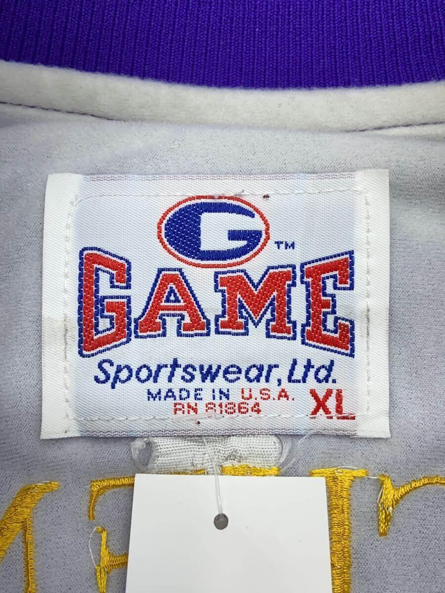 GAME sportswear◆スタジャン/XL/ポリエステル/PUP_画像3
