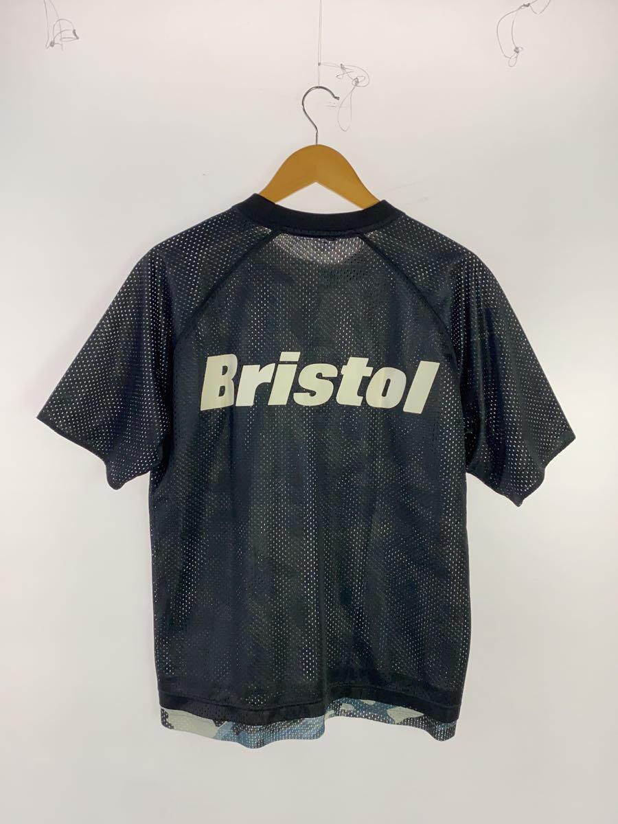 F.C.R.B.(F.C.Real Bristol)◆REVERSIBLE MESH TEE/Tシャツ/S/ポリエステル/BLK/FCRB-170023_画像2
