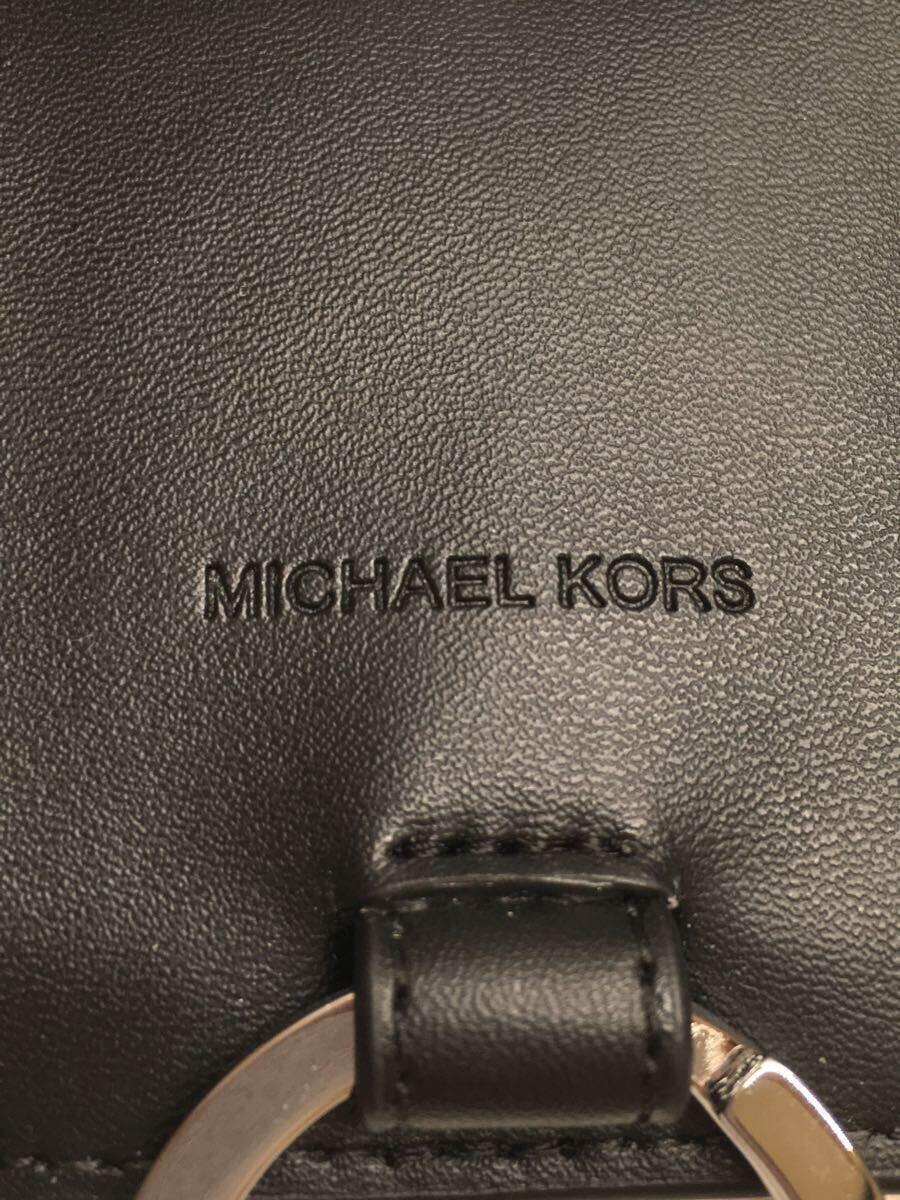 MICHAEL KORS◆キーケース/PVC/BLK/総柄/レディース/36U9LGFK1B_画像3