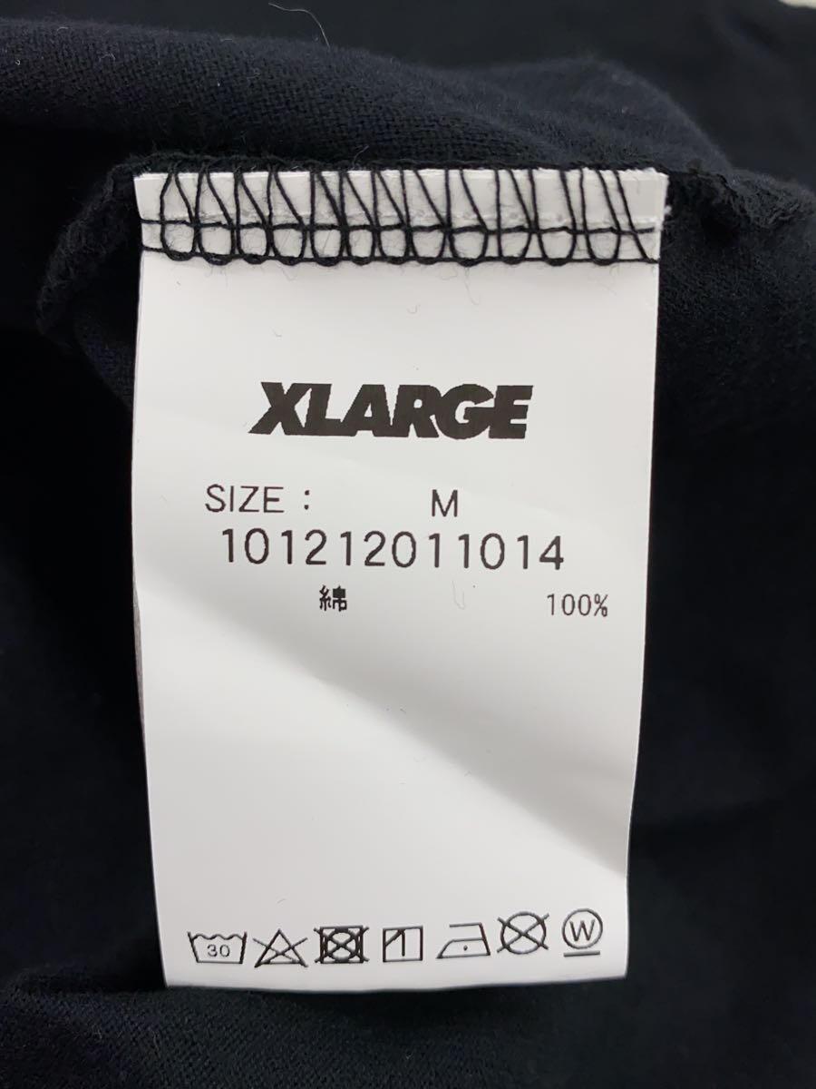 X-LARGE◆Tシャツ/M/コットン/BLK/無地/101212011014_画像4