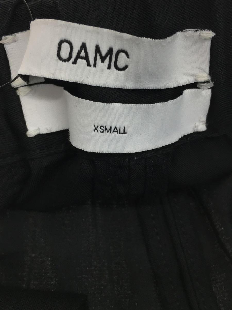 OAMC(OVER ALL MASTER CLOTH)◆18SS/ボトム/XS/コットン/ブラック/OAMO313231_画像4