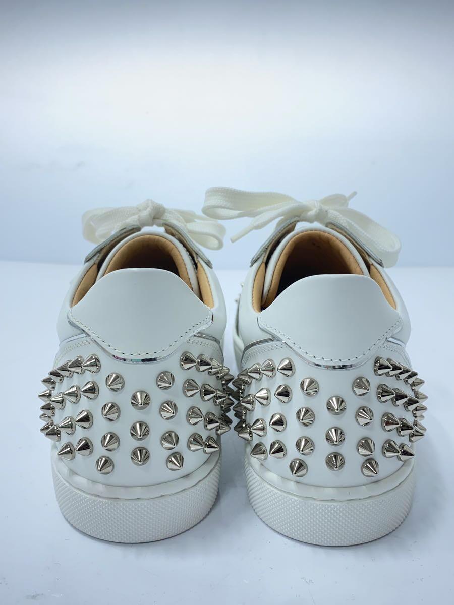 Christian Louboutin◆クリスチャンルブタン/ローカットスニーカー/36/WHT/レザー/1201525H924/スタッズ_画像6