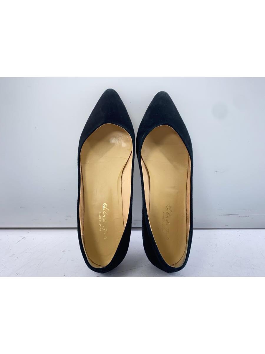 FABIO RUSCONI* Flat pumps /24cm/BLK/ suede 