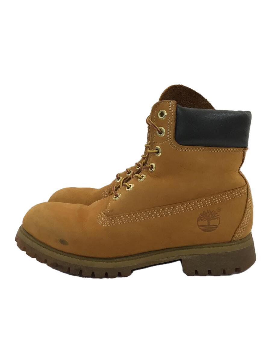 Timberland◆6inch PREMIUM WP BOOT WHEAT/ブーツ/US7.5/CML/レザー/10061