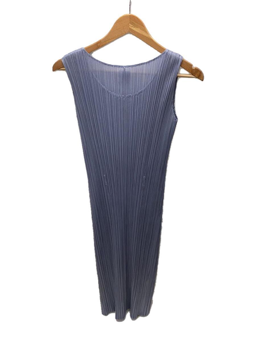 PLEATS PLEASE ISSEY MIYAKE◆プリーツプリーズイッセイミヤケ/ノースリーブワンピース/2/GRY/PP41-JH776_画像2