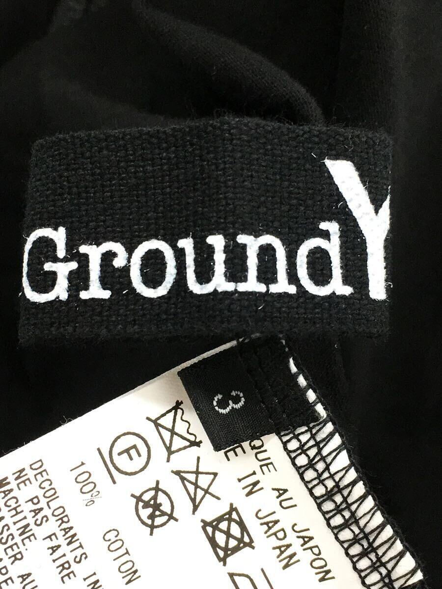 Ground Y◆Tシャツ/3/コットン/BLK/無地/GE-T25-040_画像3