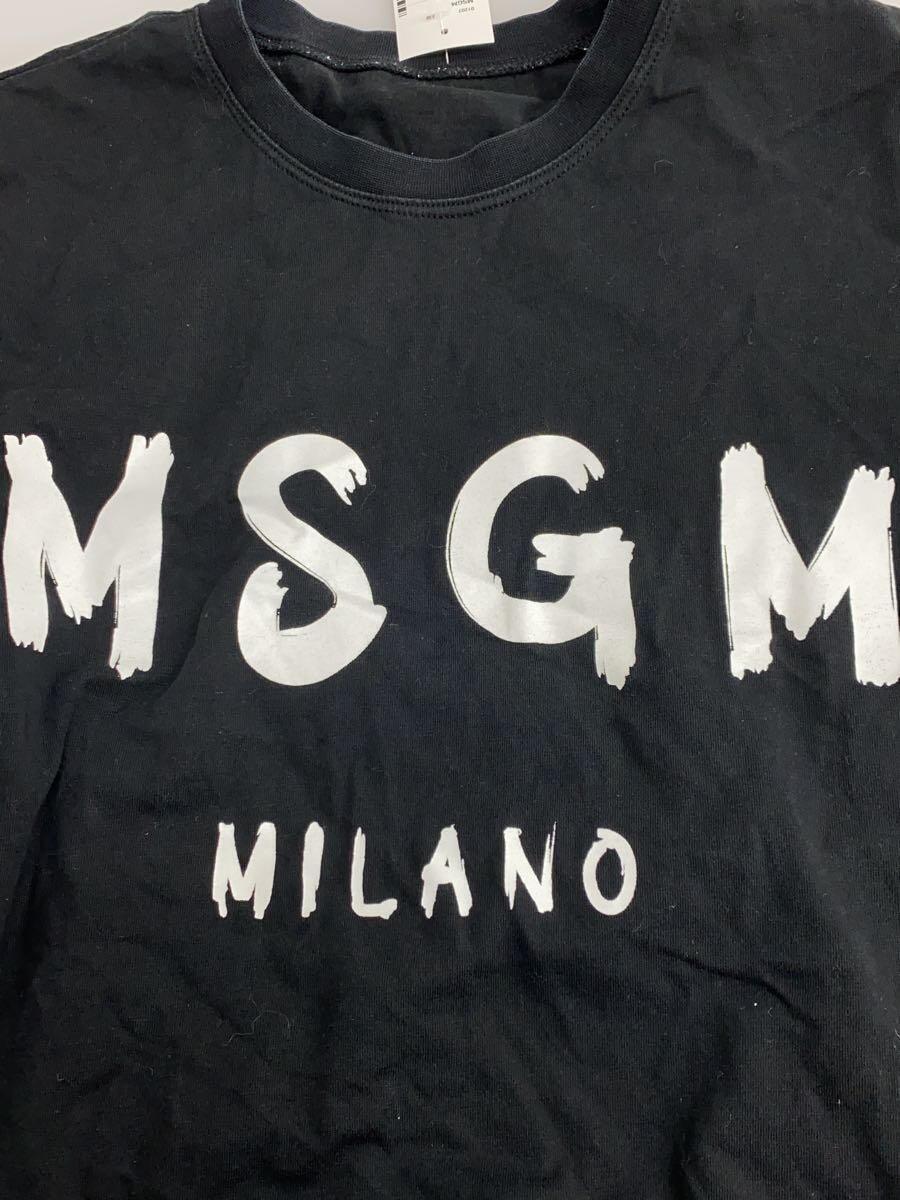 MSGM◆Tシャツ/S/コットン/BLK/2542MDM160_画像3