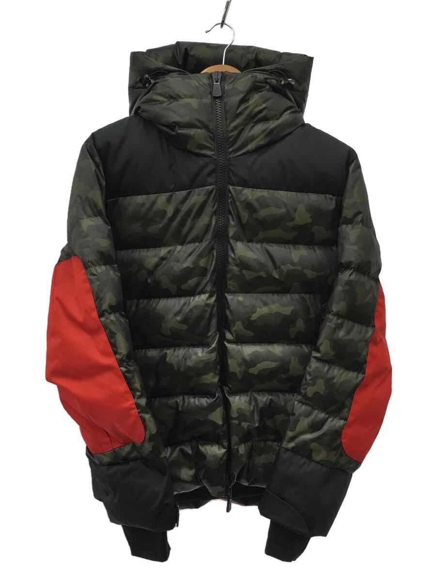 MONCLER◆ダウンジャケット/2/ポリエステル/カーキ/カモフラ/41853-85-57623_画像1