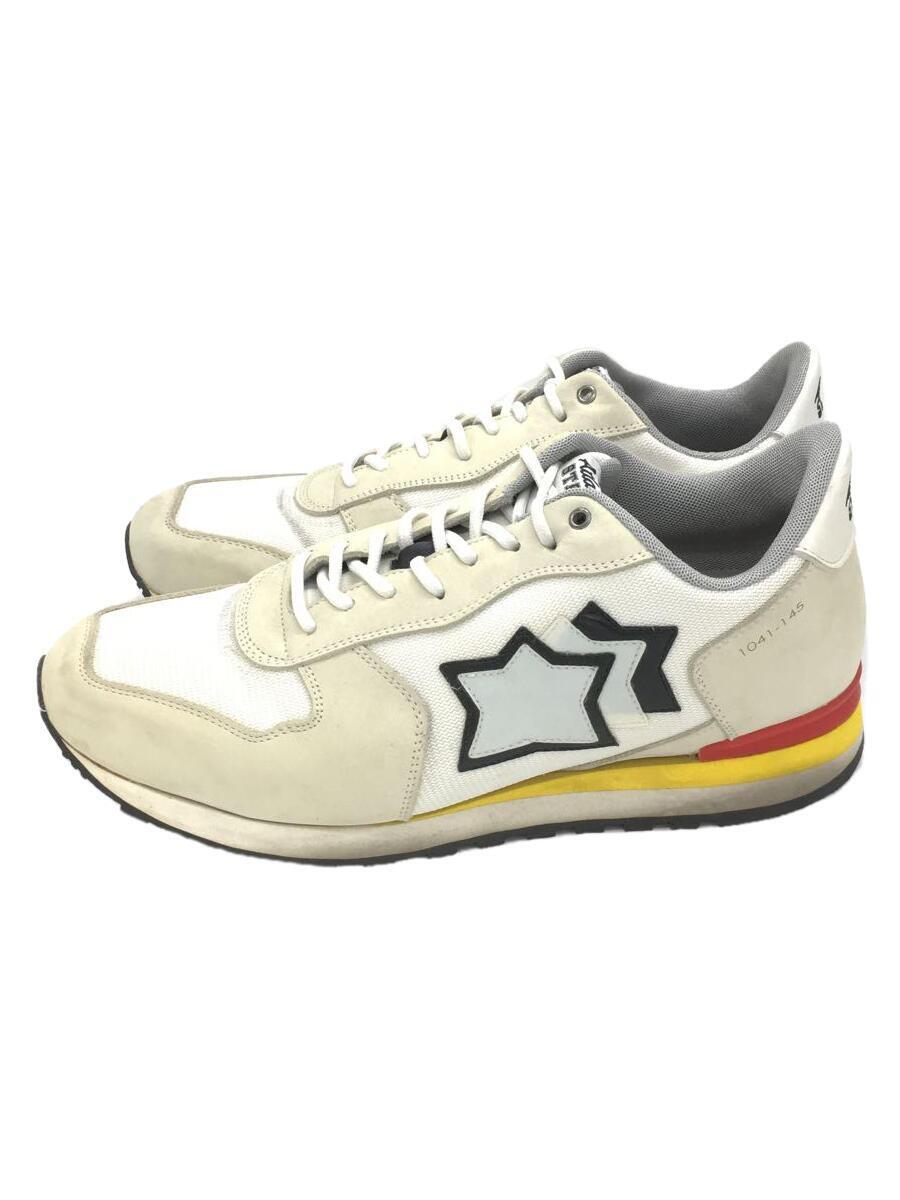 Atlantic STARS◆ローカットスニーカー/44/WHT/キャンバス/as1gbfgnynr