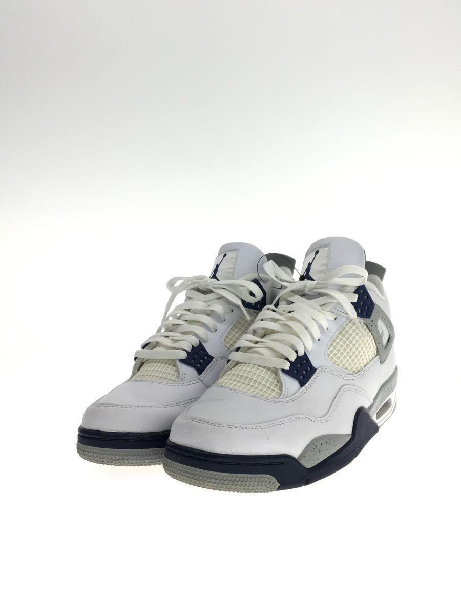 NIKE◆AIR JORDAN 4 RETRO_エアジョーダン 4 レトロ/29.5cm/ホワイト_画像2