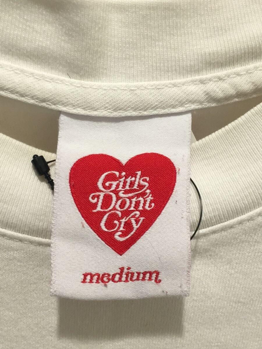 Girls Don’t Cry◆長袖Tシャツ/M/コットン/WHT_画像3