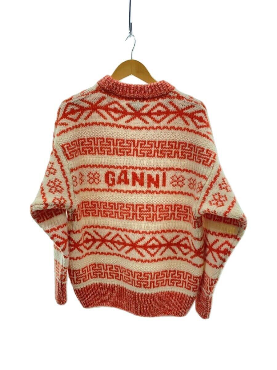 GANNI◆22AW/オーガニックセーター(厚手)/XS/オレンジ/2580/イタリア製